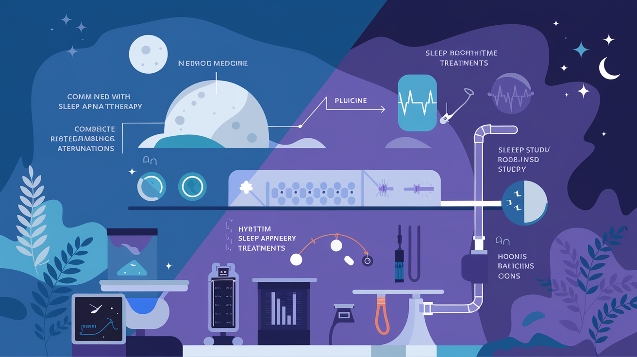 Infographic: hybrid sleep apnea therapy: combining CPAP with alternatives