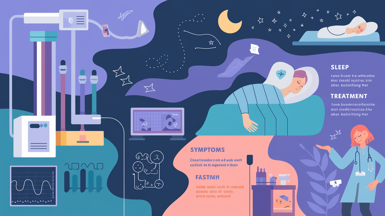 Infographic: sleep apnea in women symptoms and treatment